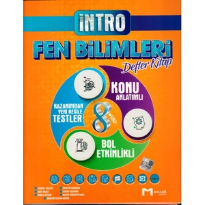Mozaik Yayınları 8. Sınıf Fen Bilimleri Intro Defter Kitap