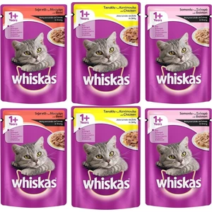 Pouch Yetişkin Kedi Maması 100 gr Et+Tavuk+Somon 6'lı