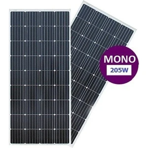 200W 205 Watt Monokristal Perc Solar Güneş Paneli