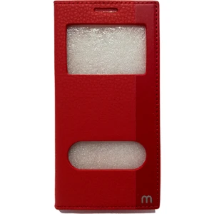 Smart Tech Samsung Galaxy S3 Mini Pencereli Kapaklı Magnum Kılıf Kırmızı