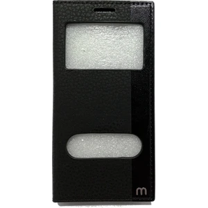 Smart Tech Samsung Galaxy S3 Mini Pencereli Kapaklı Magnum Kılıf Siyah