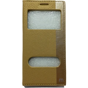 Smart Tech Samsung Galaxy J5 Pencereli Kapaklı Magnum Kılıf Gold