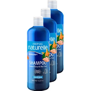 Farması Naturelle Sea Therapy Yosun & Aloe Vera Arındırıcı Şampuan 360 ml 3'lü Set
