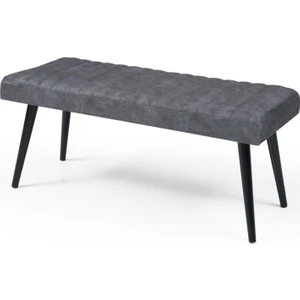 Sivas Gözde Mobilya Mutfak Bank Bench Oturma Markiz 110CM Gri/antrasit Kumaş