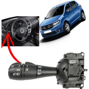 Dacia Sandero Far ve Sinyal Kolu  2013-2016 Arka Sisli