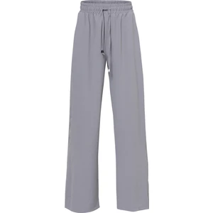 Beli Lastikli Bol Paça Pantolon Gri