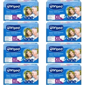 Belbantlı Tekstil Yüzey Hasta Bezi Xlarge 30'lu Paket 8'li