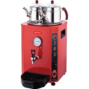 Silver Elit Çay Makinesi Kırmızı 13 Lt