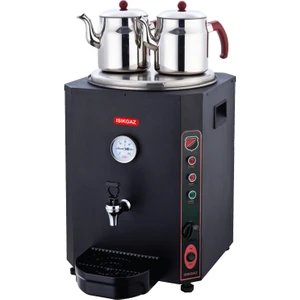 Silver Elit Çay Makinesi Siyah 23 Lt