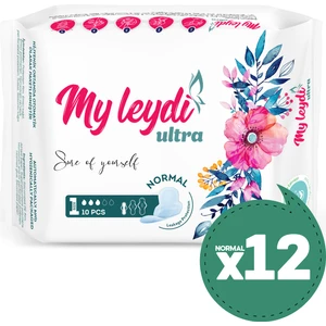 Ultra Hijyenik Ped Normal 10'lu 12 Paket