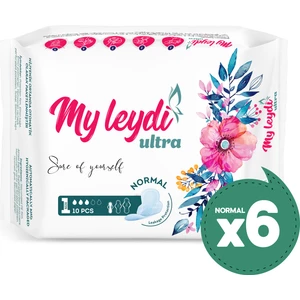 Ultra Hijyenik Ped Normal 10'lu 6 Paket