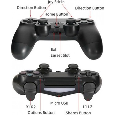 Sony 1 Adet PS4 Dualshock 4 V2 Siyah Joystick GamePad - Fiyatı