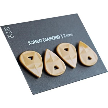 Guitar Pick Set Rombo Diamond (4 Guitar Picks) - 2 mm - ROMBO