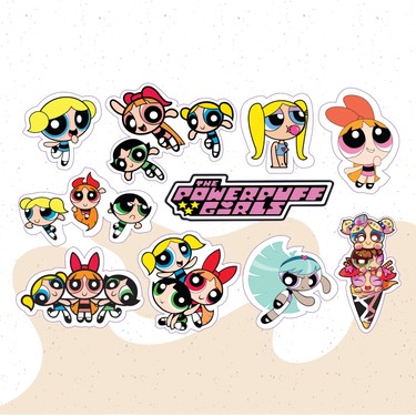 Powerpuff girls stickers discount