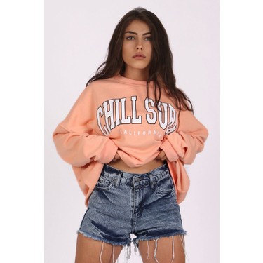 Mad Girls Yavru Ağzı Baskılı Kadın Sweatshirt MG1204 Fiyatı