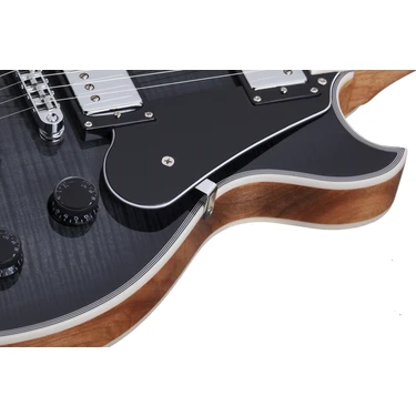 Schecter solo ii custom deals trans black burst