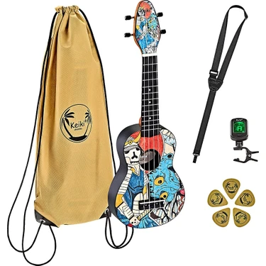 Ortega K2-Sr Keiki Sopranino Ukulele Set