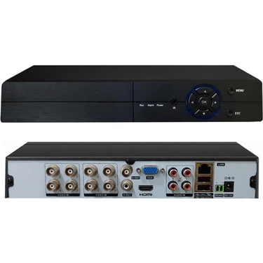 Avenir Kayıt Cihazı Dvr Ahd 8 Kanal H265 2mp Hibrit Xmeye 5 In 1 Avenir