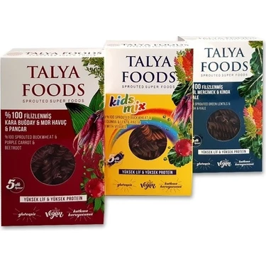 Talya Foods Glütensiz 3'lü Makarna