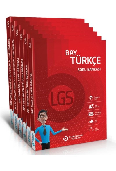 Bilim Anahtarı Yayınları LGS Soru Bankası Seti - 6 Kitap