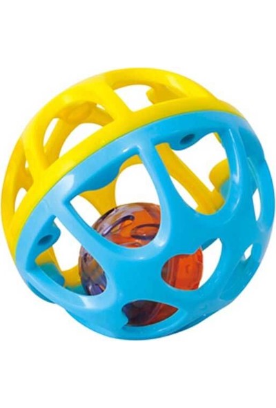 Playgo Emekleme Topu - Sarı-Mavi
