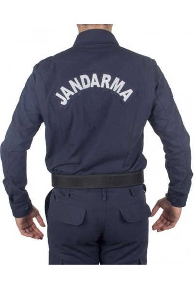 Asker Vadisi Jandarma Asayiş Kışlık Takım Gömlek-Pantolon Lacivert Renk Atmaz