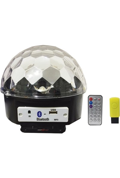 Hedefon Bluetoot Mp3 Müzik Çalabilen Sihirli LED Disko Topu