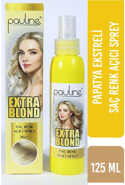 Pauline Extra Blond Doğal Saç Açıcı Sprey 150Ml