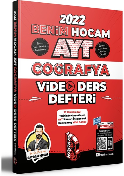 AYT 2022 Coğrafya Video Ders Defteri