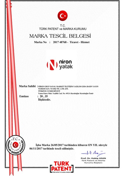 Niron Organic Cotton Yatak 130x200 Çift Kişilik Doğal Pamuk Kumaşlı Ekstra Lüks Yumuşak Yatak 32 cm