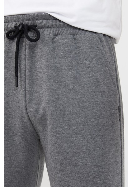 Antrasit Erkek Düz Paça Rahat Kesim Eşofman Altı indirimleri