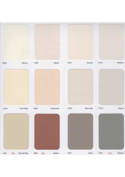 Beşyıldız Plastik Iç Cephe Boyası 10 kg modelleri