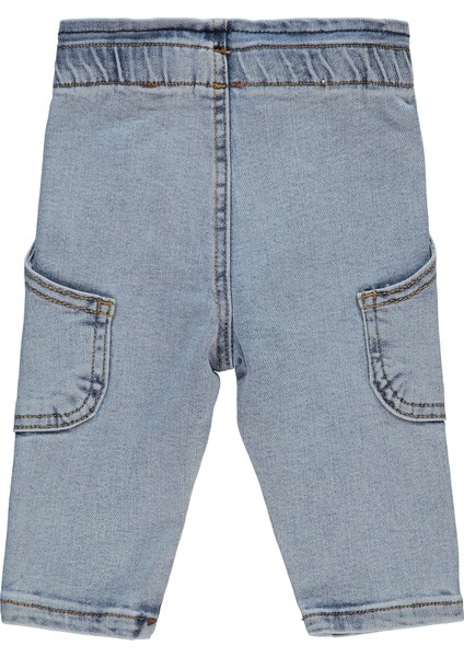 Baby Kız Bebek Kot Pantolon 6-18 Ay Açık Mavi