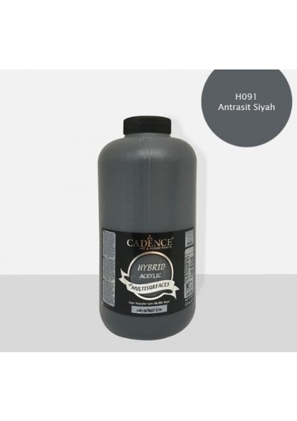 Hibrit Multisurface Boya 2 Litre H091 Antrasit Siyah