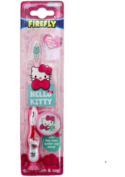 Firefly Hello Kitty Kapaklı Diş Fırçası 3+ Yumuşak- Çocuklar Için