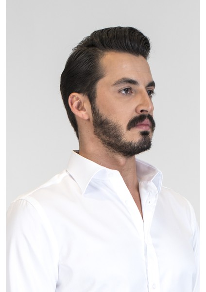 Uzun Kol Pamuklu Klasik Beyaz Erkek Gömlek fırsatları