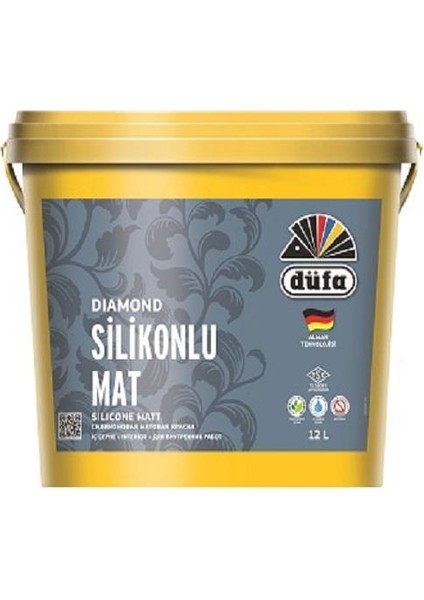 Diamond Silikonlu Mat Iç Cephe Boyası 10 kg