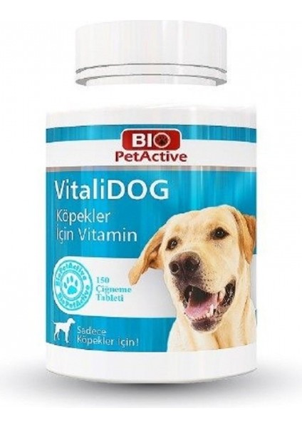 Vitalidog Multivitamin 75 gr 150 Tablet