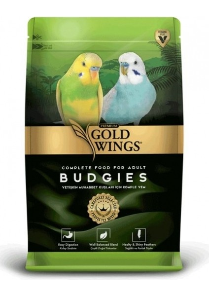 Gold Wings Premium Muhabbet Kuşu Yemi 1 kg