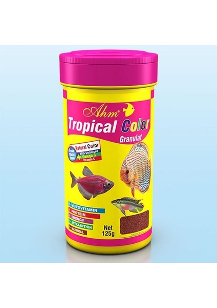 Marin Tropical Colour Granulat Balık Yemi 250 ml