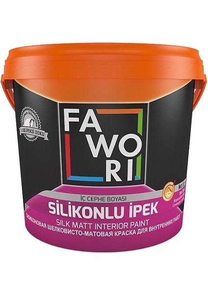 Silikonlu Ipek Iç Cephe Boyası 2.5 Lt