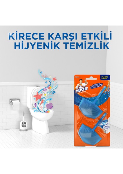 Mr Muscle Klozet Blok Aqua  2 li Eko Paket