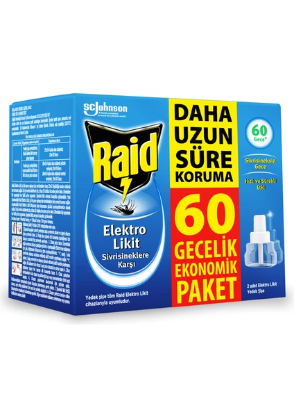 Elektro Likit Yedek 60 Gece Promo Paket 42 ml