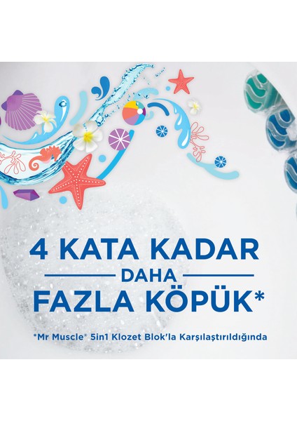 Mr Muscle Active Clean Klozet Blok Marine