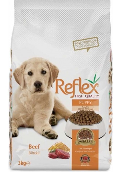Biftekli Büyük Irk Yavru Köpek Maması 3 kg