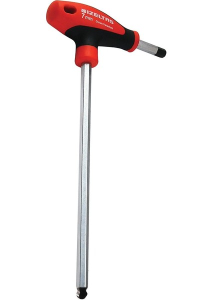 T Tipi Yuvarlak Başlı Allen Anahtar 7 mm