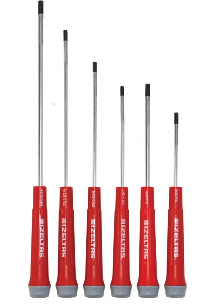 Elektronikçi Tip Klemens Torx Uçlu Tornavida Takımı 6 Parça