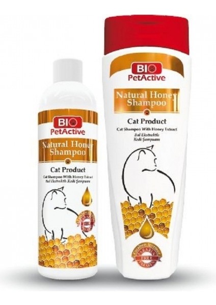 Biopetactive Doğal Bal Özlü Kedi Şampuanı 250 ml
