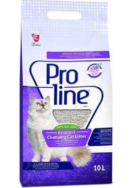 Pro Line Proline Lavanta Kokulu Bentonit Kedi Kumu 10 Lt