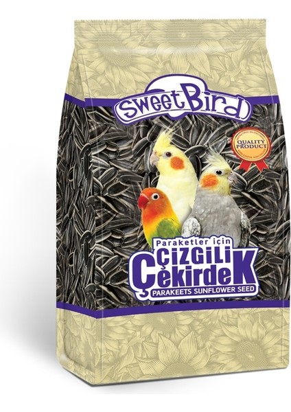 Sweet Bird Çizgili Paraket Papağanı Çekirdeği 500 Gram x 12 Adet